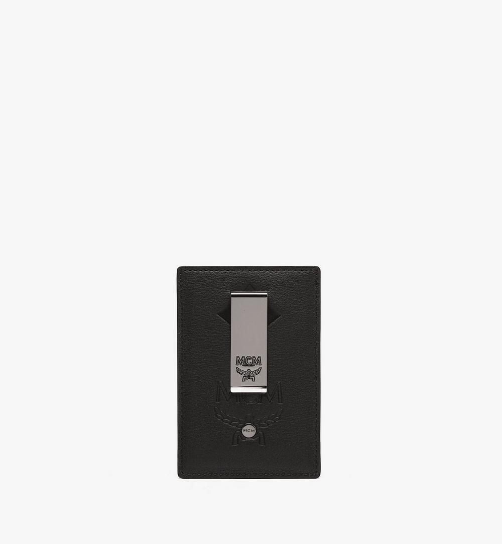 Aren Money Clip Card Case in Maxi Monogram Leather 1 Aren Money Clip Card Case in Maxi Monogram Leather 1
